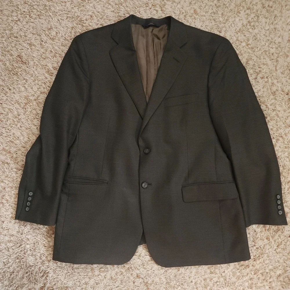 Brooks Brothers 346 Brown Mens 42S Blazer Sports Coat 2 Button‎ Wool